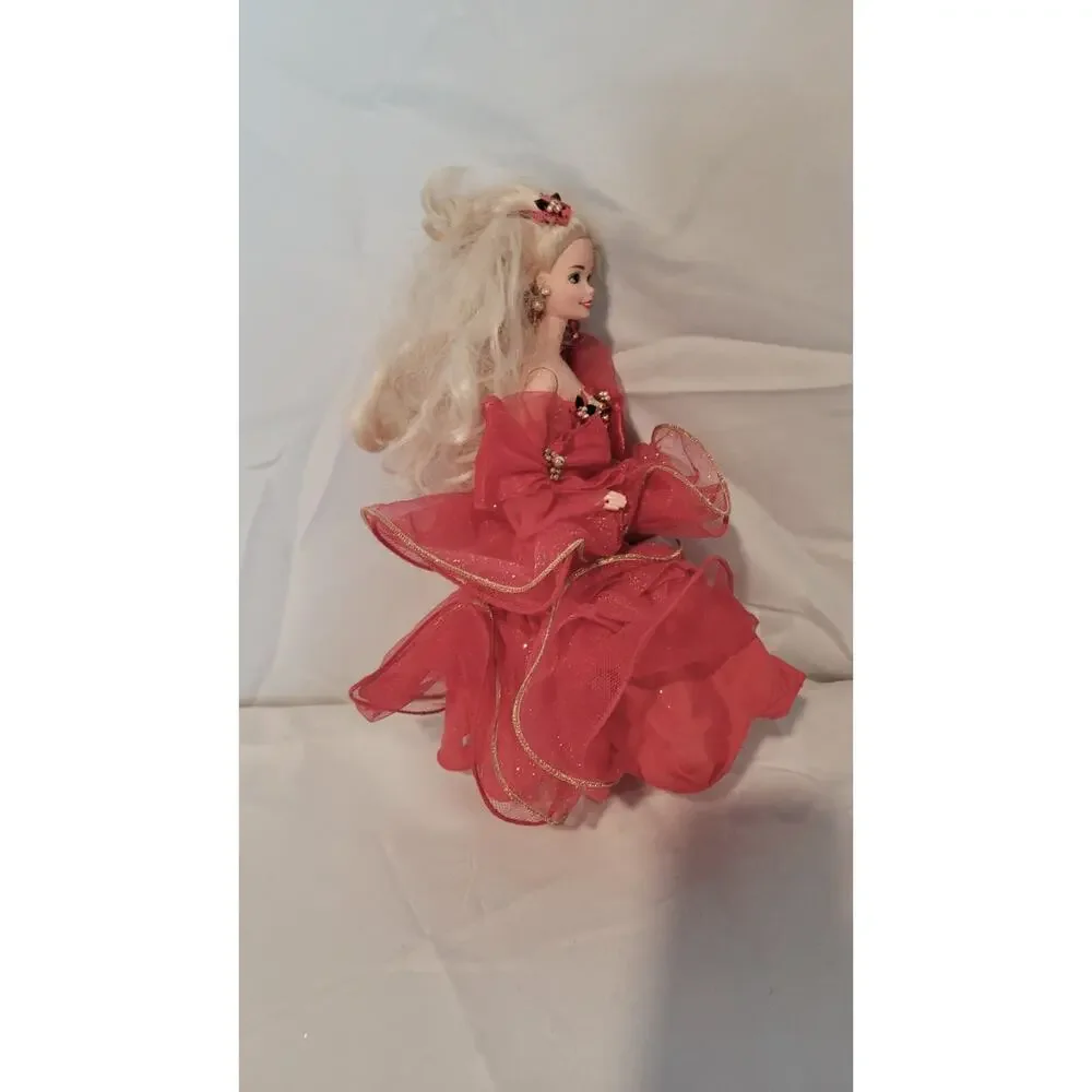 Vintage Barbie Doll 1976 Head 1966 Twist N Turn Body Pink Ball Gown Dress...